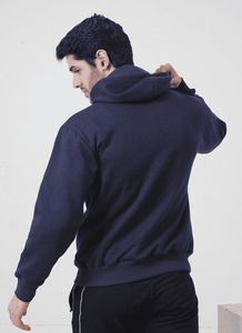 Fabricants de haute qualité, logo personnalisé, sweat à capuche uni de luxe et épais pour hommes - Product Image 5