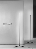 Luxe haut LED Dimmable RGB tapisserie d'ameublement coin lumière moderne chevet Ambiance Smart LED lampadaires pour salon décor