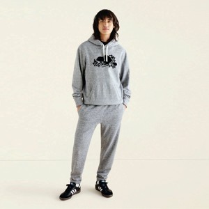 Coupe régulière poids lourd 70% coton 30% polyester recyclé polaire Essentials trèfle menthe foncé hommes pullover sweats à capuche - Product Image 1