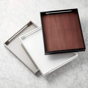 Plateau de service ovale en acacia, assiette de service en bois, fabriqué à la main et durable, produit de qualité supérieure - Product Image 6