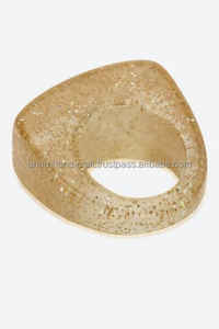 Vente en gros personnalisée de meilleure qualité fabriquée à la main de haute qualité belle bague en résine de mode colorée polie pour les femmes de l'Inde - Product Image 2