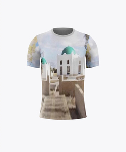 เสื้อยืดลำลองผ้าฝ้ายคอมบ์210กรัมสำหรับทุกเพศผ้าถักระบายอากาศได้พิมพ์ลาย3D พัฟสำหรับผู้ชายและผู้หญิง - Product Image 1