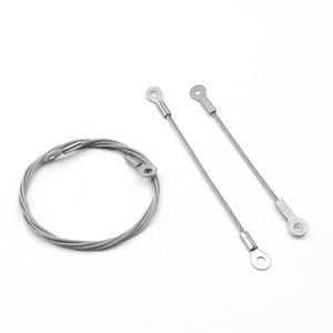 304 Stainless Steel Copper Coated Wire <b>Rope</b> Fish Eye Terminal Safety <b>Rope</b> <b>Light</b> Fixture Hardware - Product Image 5