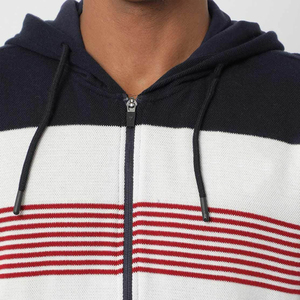 2023 Street Style surdimensionné hommes sweat à capuche teint uni avec fermeture éclair hiver sweats à capuche vierges à vendre - Product Image 4