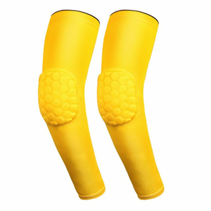 Vente en gros de manches de bras de refroidissement pour adultes Gants longs sans doigts Protection solaire antidérapante manches de bras de couleur rose - Product Image 4