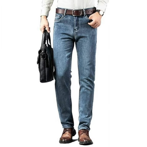 Wholesale <b>Men's</b> Slim Fit Stretchable Denim Pants Solid Color Embroidered <b>Jeans</b> Casual Wear <b>Drawstring</b> Full Length Vietnam - Product Image 6