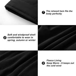 Gilet matelassé en toile écologique imperméable pour homme avec logo personnalisé, léger, sans manches, chaud pour l'hiver, veste matelassée - Product Image 4