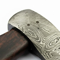 Haches de haute qualité avec fourreau en cuir et manche ergonomique pour le travail du bois professionnel, style traditionnel, haches en acier damas
