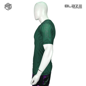 Hombres de manga corta Rash Guard entrenamiento gimnasio ropa al por mayor OEM brasileño Jiujitsu (BJJ) y MMA artes marciales desgaste hecho Spandex - Product Image 2