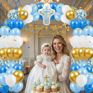 Kit Decorativo per Prima Comunione o Battesimo, Set di 50 Pezzi per Decorazioni Festive - Product Image 2