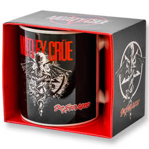 Mug en grès au design original Mtley Cre 14oz Dr. Feelgood, compatible lave-vaisselle, écologique, idéal pour les cadeaux professionnels et personnels - Product Image 1