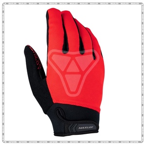 Gants de moto en cuir haute durabilité pour femmes, équipement confortable à coupe courte pour la saison hivernale - Product Image 2
