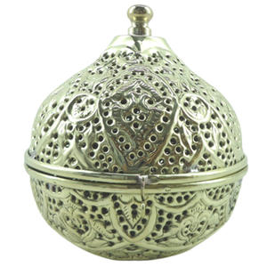 Bougeoir en métal décoratif pour la maison gris patine bougeoir pour décoration de Noël fait à la main en vrac - Product Image 2