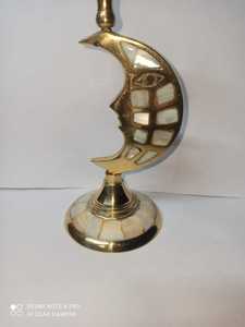 เชิงเทียนทองเหลืองที่ทันสมัยสำหรับการตกแต่งภายในที่เรียบง่ายเชิงเทียนทองเหลืองสำหรับตกแต่งโต๊ะกลางที่วางแก้ว - Product Image 2