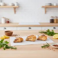 Feuilles de papier cuisson commerciales pré-découpées, papier sulfurisé antiadhésif enduit de silicone avec épaisseur personnalisée