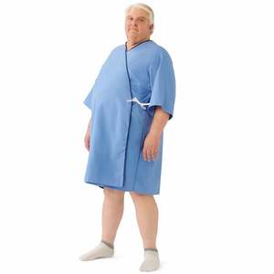 Venta al por mayor de calidad superior hombres mujeres pacientes vestidos \ algodón poliéster Hospital uso médico Batas para el paciente - Product Image 2