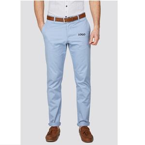 Venta caliente directo de fábrica Formal Regular para hombres Chino pantalón entrenamiento al aire libre transpirable en blanco personalizado Casual pantalones masculinos - Product Image 2