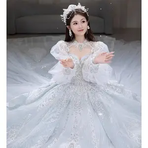 Phổ biến nhất ODM OEM Womens Wedding Dress váy cưới sang trọng