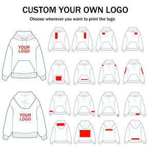 Sudaderas con capucha de gran tamaño con estampado personalizado de tela suave superventas de talla grande 100% de algodón sudaderas con capucha y sudaderas con capucha para hombre - Product Image 6