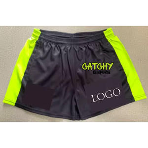 Transpirable personalizado sublimación Reversible Booty Shorts Unisex fino secado rápido transpirable malla Teamwear Rugby Shorts para verano - Product Image 5