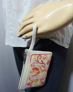 Embroidery Women Hand Purse <b>Wallet</b> for Party Wedding Bohemian Style Zipper Closure <b>Canvas</b> Bags - Product Image 4