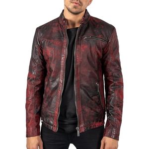 Conçue pour les motards qui attachent de l'importance à la qualité, cette veste de motard en cuir d'agneau véritable allie un design robuste et un confort luxueux. - Product Image 3