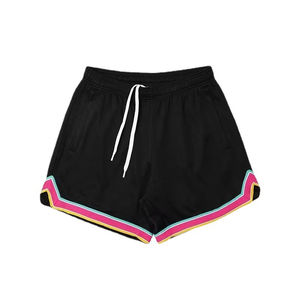 New Fashion Double <b>Layer</b> Men's Polyester Mesh Shorts for Gym Sports Fitness Beach Basketball Jogging Other Athletic Activities - Product Image 5