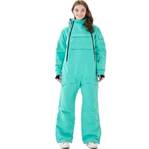 Traje de Esquí para Mujer, Ropa de Nieve con Capucha de Piel, Cintura Ajustable, Logotipo Personalizado - Product Image 6