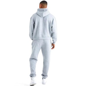 Sudaderas con capucha personalizadas y pantalones de chándal 100% algodón 500 GSM chándal de gran tamaño para hombre con alta calidad - Product Image 6