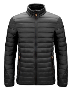 Chaqueta de Invierno para Hombre, Estilo Urbano, Nueva Moda, Personalizada, Acolchada, de Algodón, Chaqueta Negra Tipo Puffer - Product Image 1