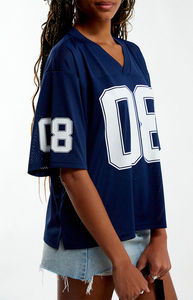 Sublimación personalizada Venta caliente al por mayor impreso béisbol Jersey malla moda en blanco mujeres béisbol Jersey - Product Image 3