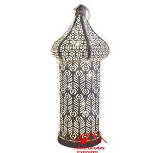 Linterna de mesa de último diseño en negro, linterna de Metal para colgar en la pared, linterna de hierro Para Boda y decoración del hogar, última Decoración - Product Image 1