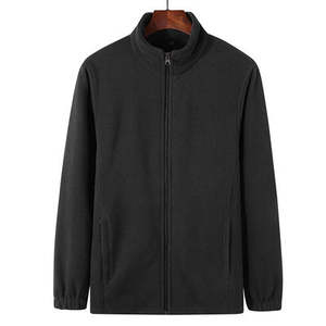 Veste thermique d'hiver extérieure pour hommes Manteau de randonnée en polaire Softshell avec fermeture à glissière chaude et conception à capuche - Product Image 3