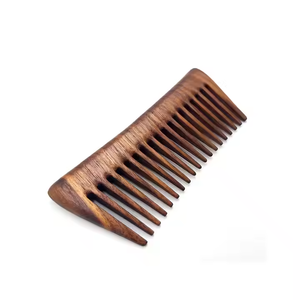 หวีไม้ธรรมชาติที่ขายดีที่สุดพร้อมฟันที่ดีโลโก้ที่กำหนดเองมีให้เลือกหลากหลายหวีไม้ - Product Image 4