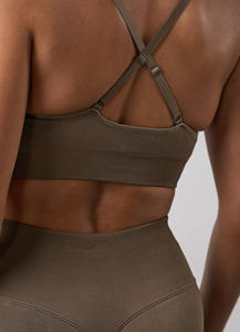 Soutien-gorge de sport léger, vêtements de sport, soutien-gorge de sport pour femmes, couleur unie, entraînement en salle de sport, soutien-gorge de sport pour femmes, design de bretelles - Product Image 4