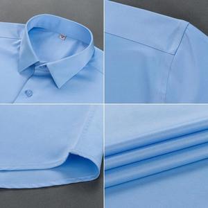 Nouvelles chemises décontractées à manches longues élégantes 100% chemises respirantes en coton bio Premium personnaliser la conception chemises pour hommes - Product Image 6