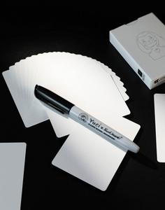 Cartas de Juego de Papel Barnizado de Doble Cara, Blancas Puras, Estilo Europeo, Ecológicas, para Práctica de Magia y Accesorios Especiales - Product Image 3