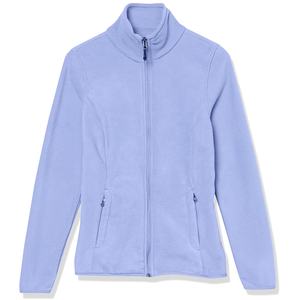 Chaqueta corta de algodón polar con cremallera completa para mujer, chaqueta cálida de invierno de manga larga con cuello levantado, chaqueta de invierno con cremallera corta de Sherpa para viento - Product Image 4