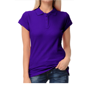 Prix d'usine Coton Spandex Respirant Femmes Logo Personnalisé Conception Slim-Fit Polo De Golf À Séchage Rapide Pour La Saison D'été - Product Image 1