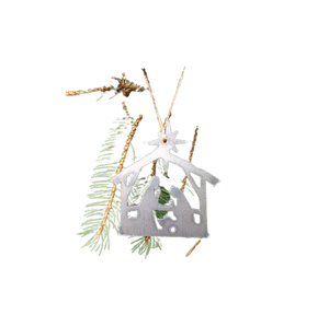 ADORNO COLGANTE DE NAVIDAD METAL DISEÑO ÚNICO METAL DE ALTA CALIDAD DECORACIÓN DEL ÁRBOL DE NAVIDAD CIERVO - Product Image 1