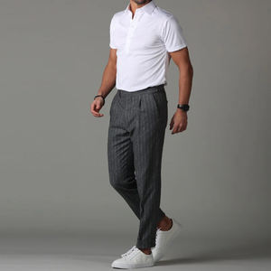 เสื้อยืดกีฬาพิมพ์ลายลำลองระบายอากาศสำหรับผู้ชายไซส์ใหญ่พิเศษเรียบๆแขนสั้นออกแบบโลโก้ได้ตามต้องการสำหรับออกกำลังกายในฤดูร้อน - Product Image 5