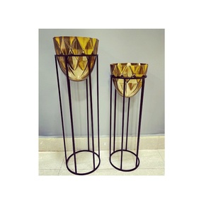 Jardineras de metal modernas de alta calidad con soporte para la decoración de su hogar y uso al aire libre a precio mayorista - Product Image 2