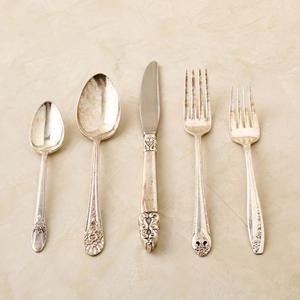 High Quality <b>Gold</b> Plated Metal <b>Cutlery</b> <b>Set</b> Five Pieces Modern Luxury Party Home Hotel Use Fast Delivery - Product Image 5