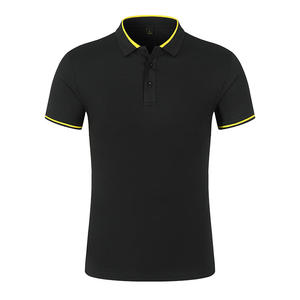 Vente en gros Fabrication Design de mode T-shirt polo vierge respirant en coton Chemises unies douces Chemises polo avec logo personnalisé - Product Image 6