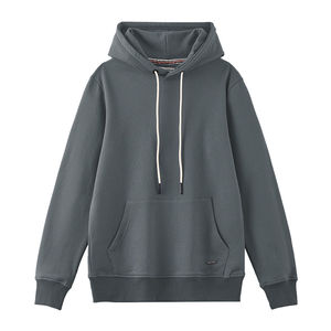 OEM Vintage Washed <b>Plain</b> <b>Grey</b> color <b>Hoodies</b>, Heavy GSM Cotton High Quality <b>Men's</b> <b>Hoodies</b>, Custom <b>Men's</b> <b>Hoodies</b> - Product Image 4