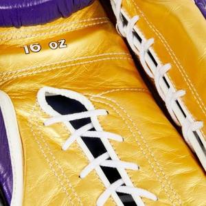 Top Trending Guantes de boxeo ganadores hechos a medida Logotipo personalizado Guantes de boxeo blancos Nuevo estilo Guantes de boxeo de competición 2017 - Product Image 5