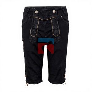 กางเกงยีนส์ขาสั้นทรงชีคกี้ Brightindus ผ้าฝ้าย 100% เป็นมิตรกับสิ่งแวดล้อม กันน้ำ ไซส์พลัส สไตล์ลำลอง วินเทจ เอวต่ำ ติดกระดุม - Product Image 1