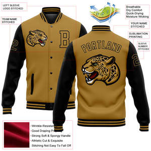 OEM Venta al por mayor personalizado profesional de los hombres Varsity College Baseball Bomber Racing Vintage College chaqueta de béisbol para los hombres - Product Image 2