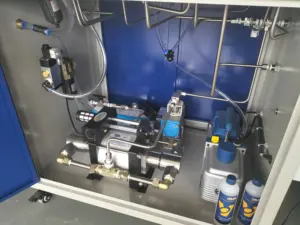 Sistema de llenado FM200 Máquina de llenado de cilindros de gas CO2 Estación de recarga de extintor