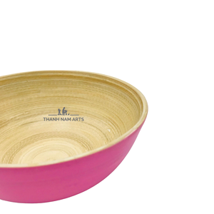 ปั่นหัตถกรรมชามไม้ไผ่ในเวียดนามสำหรับผลไม้ชามไม้ไผ่ขนาดใหญ่ - Product Image 6